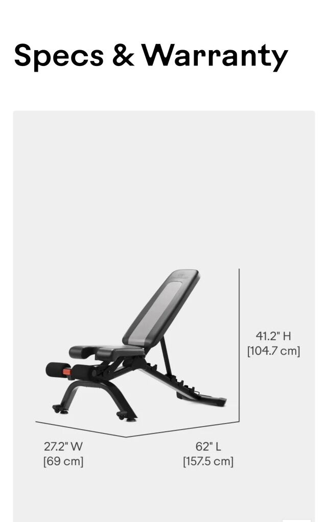BowFlex 4.1S Adjustable Bench