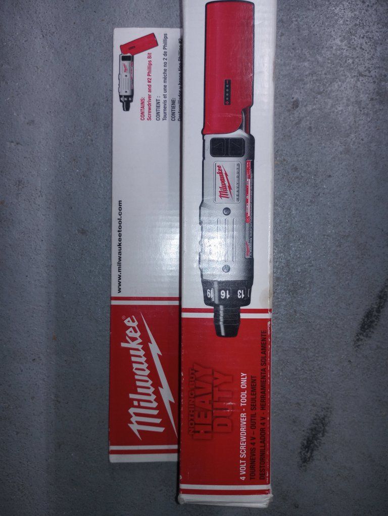Milwaukee 4V Cordless Screwdriver Tool Only with Box