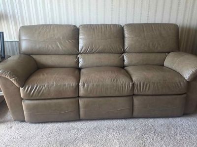 La-Z-Boy All Leather Recliner Sofa