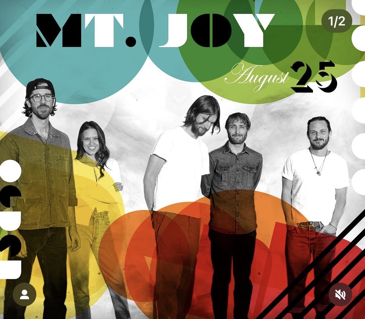 Mt. Joy Concert Ticket August 25