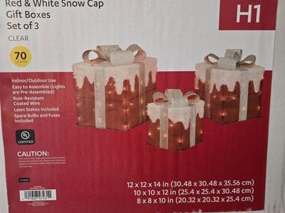 Christmas gift decorations