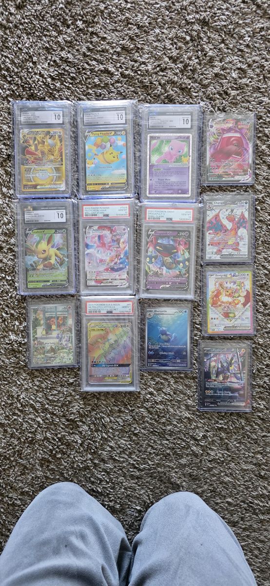 Pokemon Cards Slabs and Raw!!