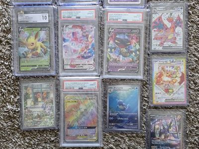 Pokemon Cards Slabs and Raw!!