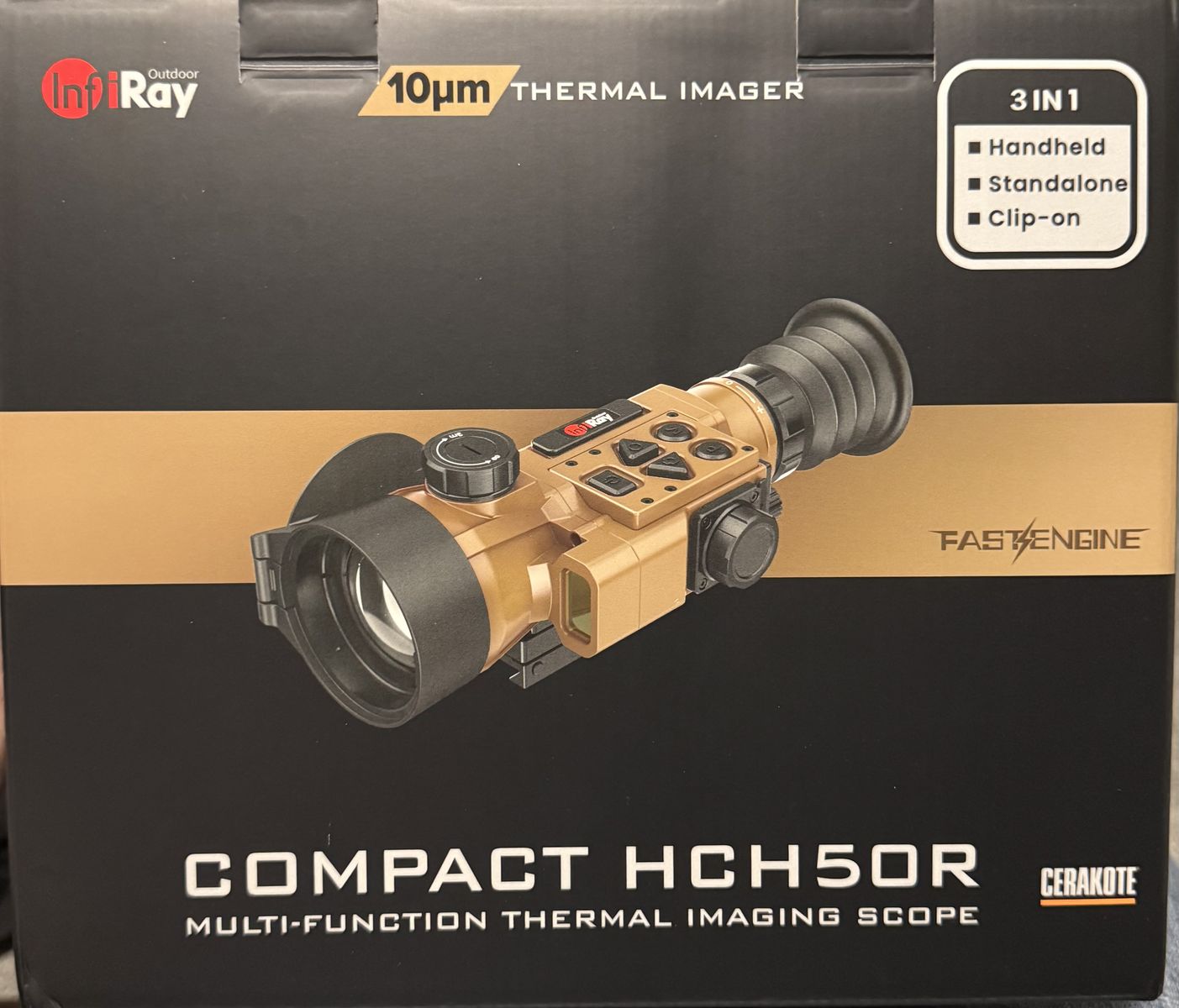 Brand new iRay Hybrid Compact Thermal Scope