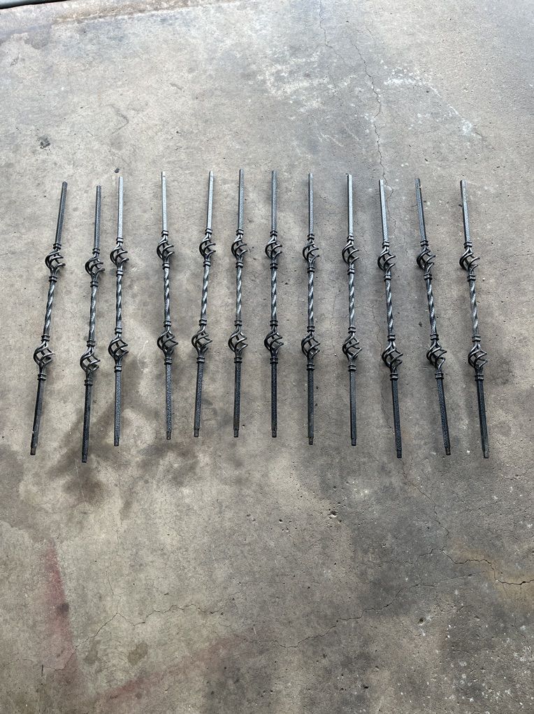 Steel Stair Railing or Bannister Spindles