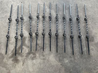 Steel Stair Railing or Bannister Spindles