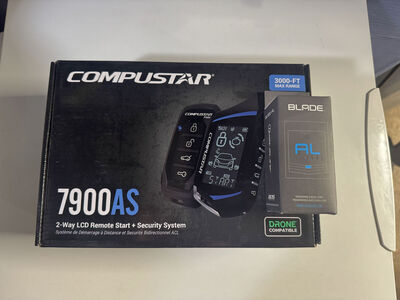 NEW Factory Sealed Compustar 7900 AS Alarm & Auto Start w/Blade Module