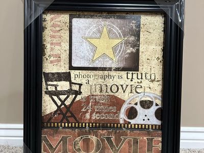 Movie Poster Framed Wall Art Decor