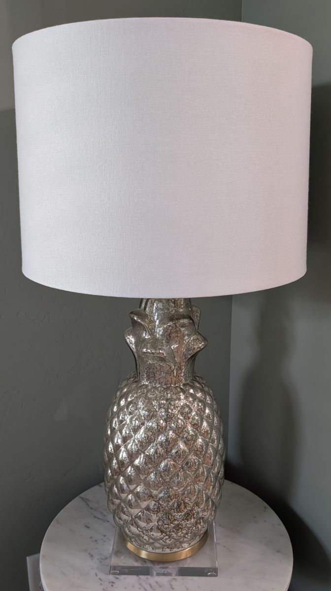 Glass Pineapple Lamp