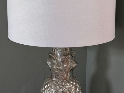 Glass Pineapple Lamp