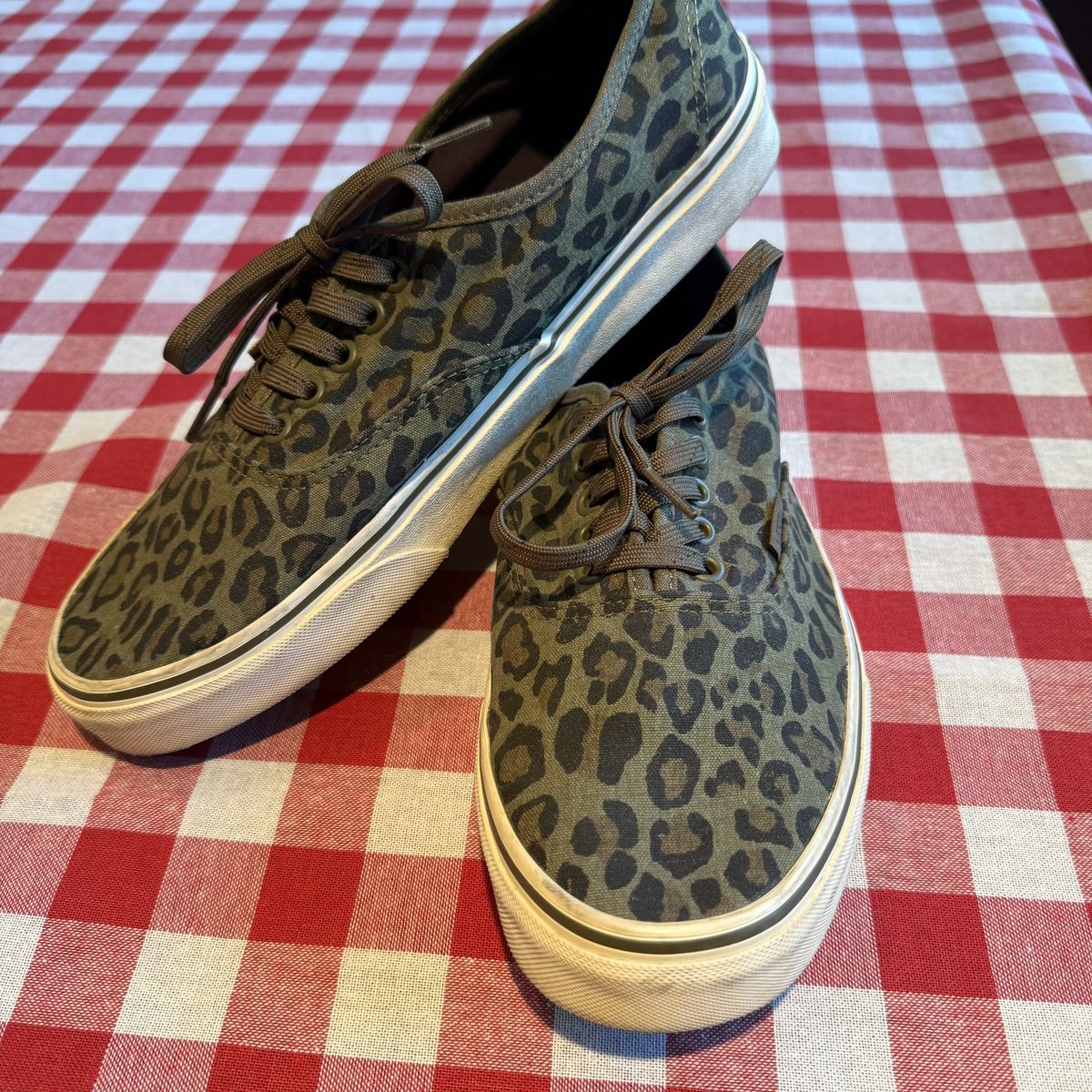 Vans Leopard Print Shoes 10.5