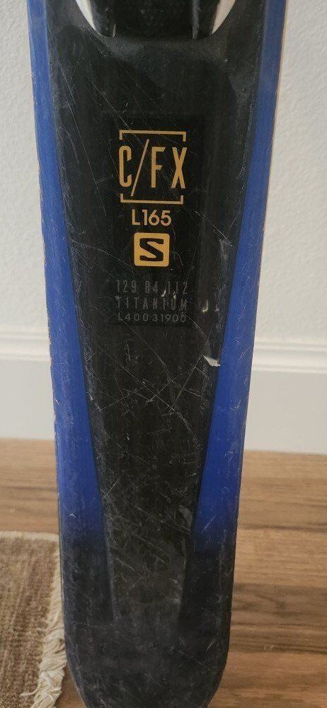 Salomon Titanium skis & bindings sz 165