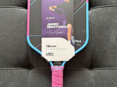 New! RPM Pickleball Q2 16mm Elongated Pickleball Paddle. LOWEST PRICE!