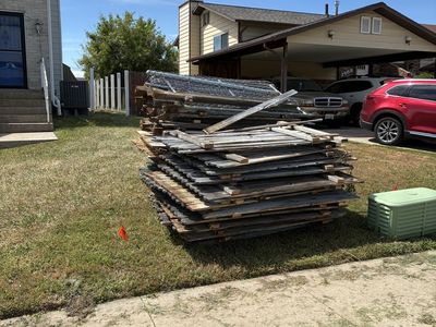 Old Wood Fence Haul Off free