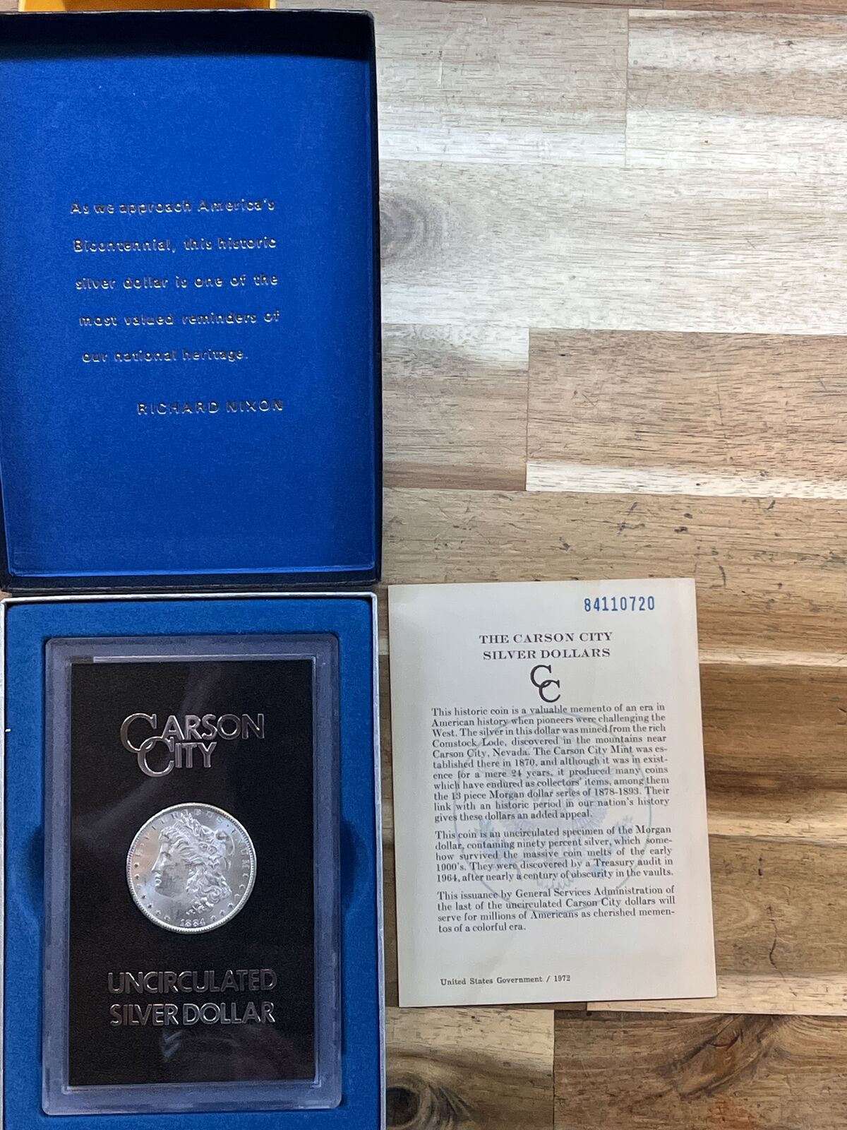 1884 CC Morgan Silver Dollar Uncirculated