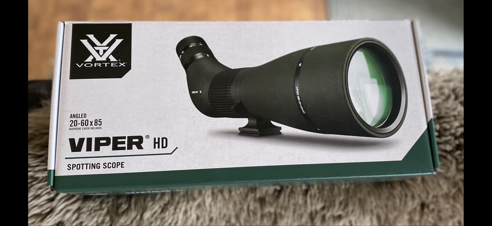 ** Vortex Viper HD 20-60x85 Angled Spotting Scope with Neoprene Cover