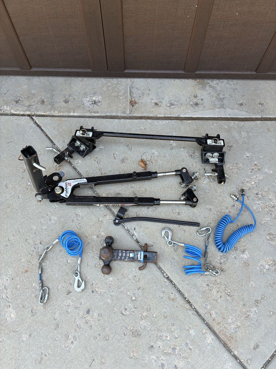Roadmaster Falcon 2 Tow Bar, 6000 lb, Motorhome Mounted, Complete Kit