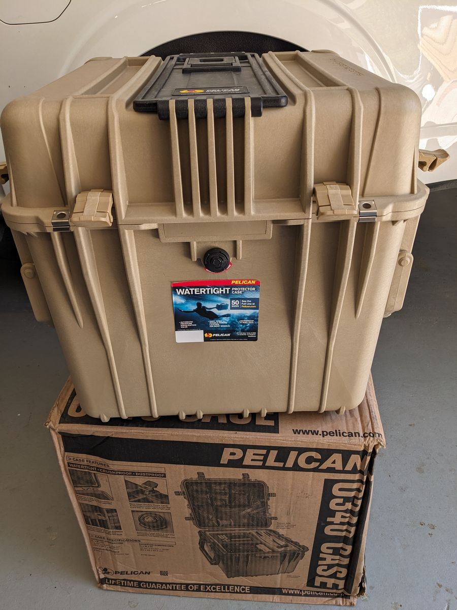 Pelican 340 Protector Cube Case - tool storage gear camping box