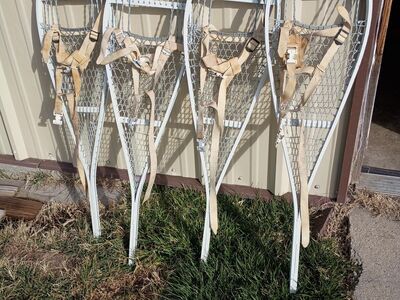 2 pair, military snowshoes, Ultra Strong Magnesium Frame 46”