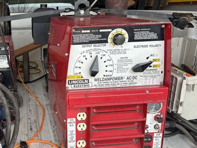 Lincoln Weldanpower 225 W/ Leads Welder Generator