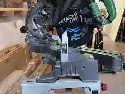 Hitachi C12RSH 12" Slide Compound Miter Saw with Laser & Stand