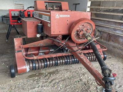 Hesston 4590 Square Baler - Used Farm Equipment, Good Condition