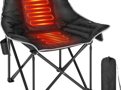 VIVOHOME Heated Camping Chair with PD Port