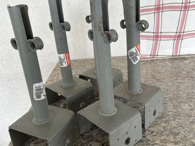 4X4 post stands Simpson brand