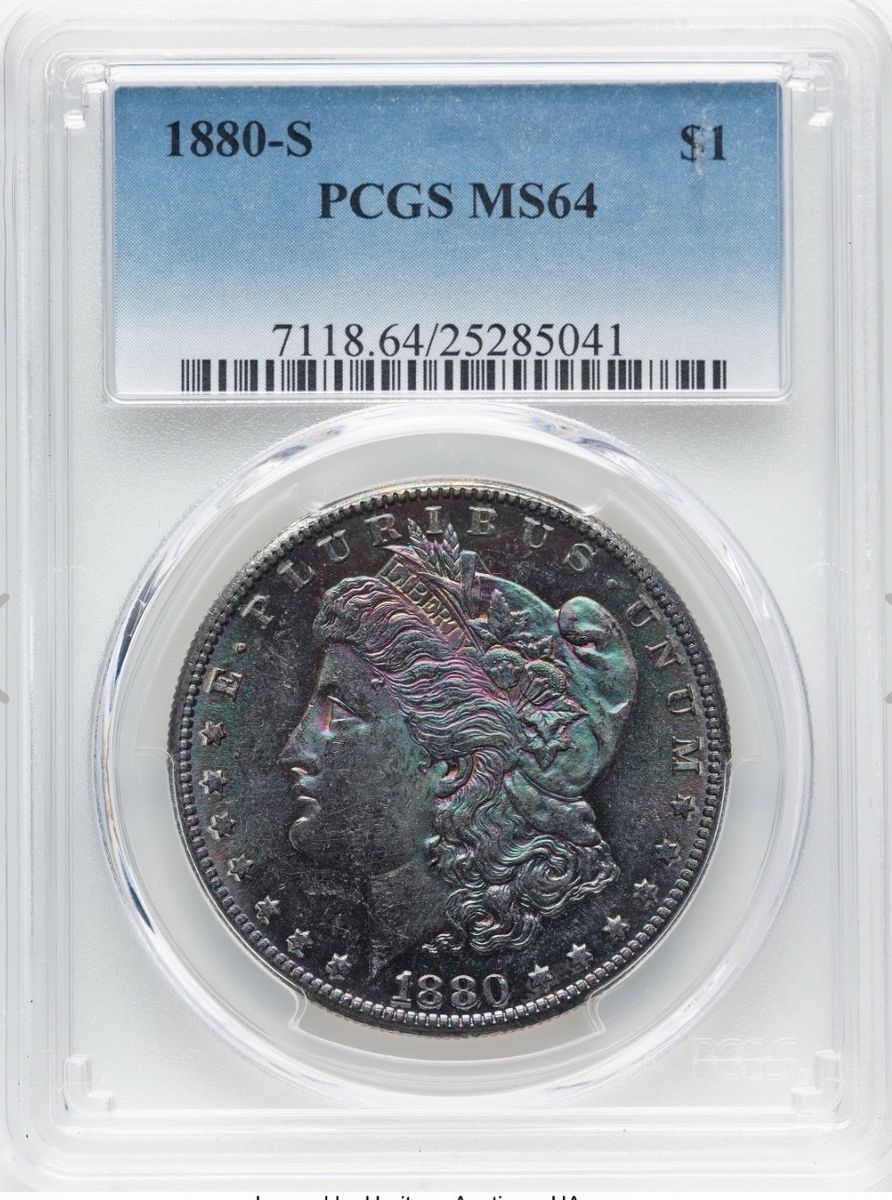 Morgan Toned Coins & Silver Eagle