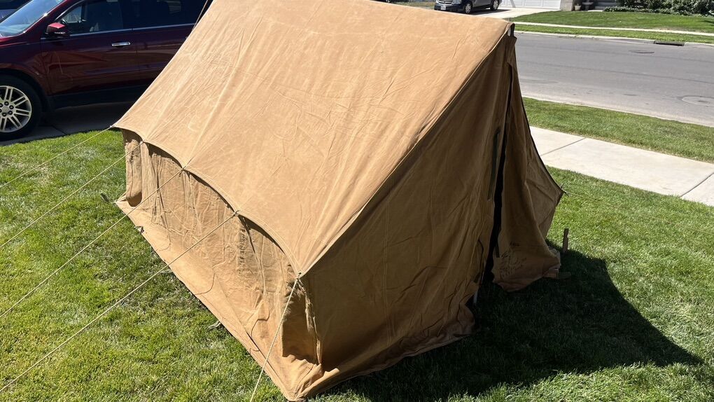8x10 3FT 10 oz Rainier Canvas Wall Tent
