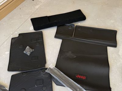 2018-2025 Jeep Wrangler Molded Cargo Tray - Mopar 82216627