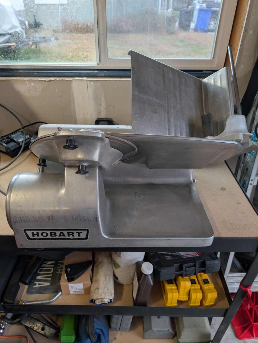 Hobart meat slicer