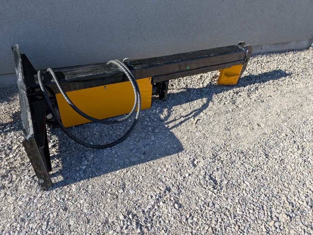 Horizontal Log Splitter Attachment for Skid Steer Loader