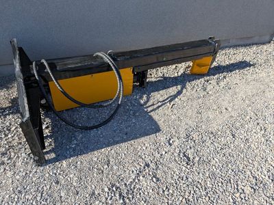Horizontal Log Splitter Attachment for Skid Steer Loader