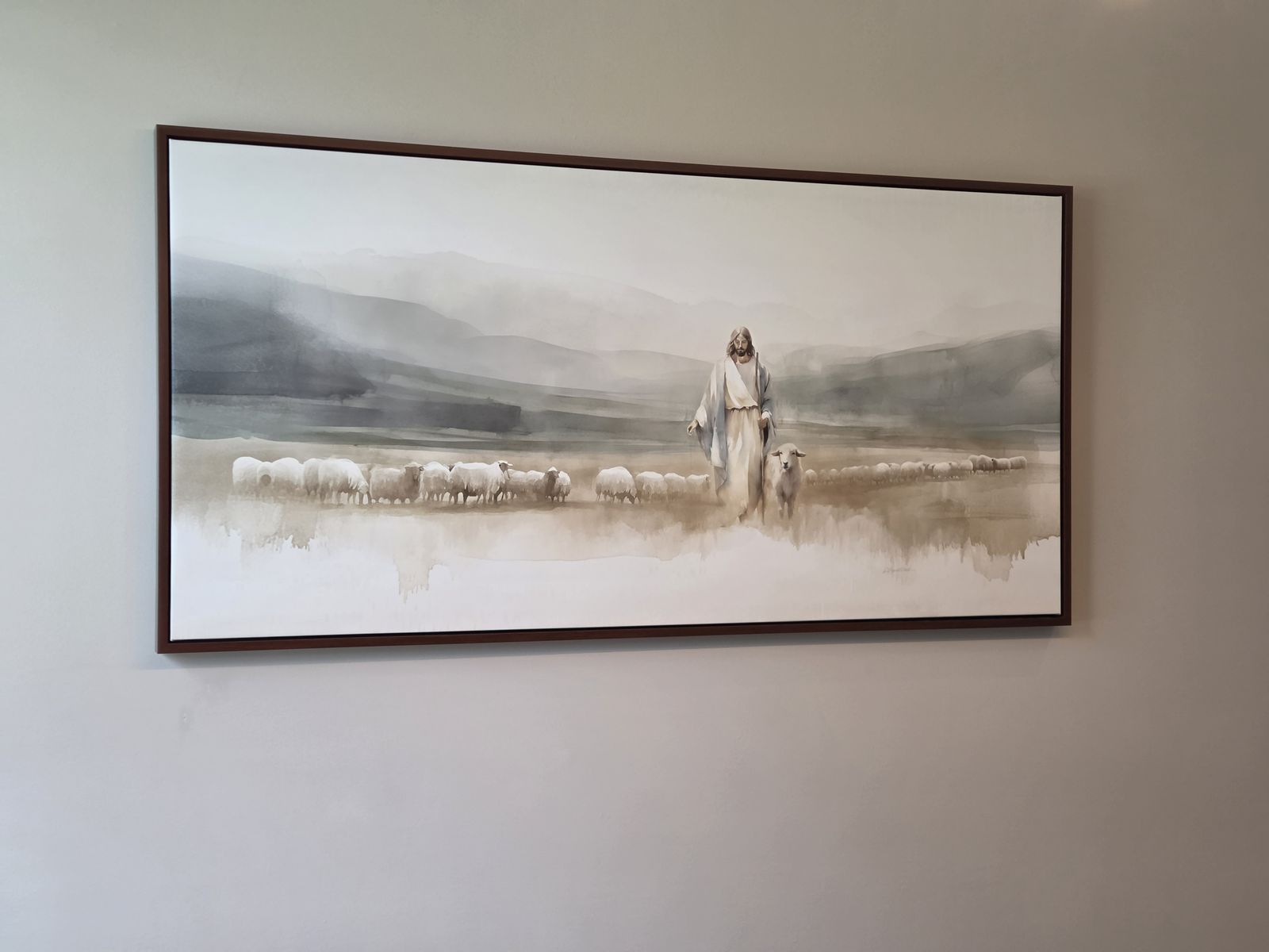 The Good Shepherd Framed Canvas — $85