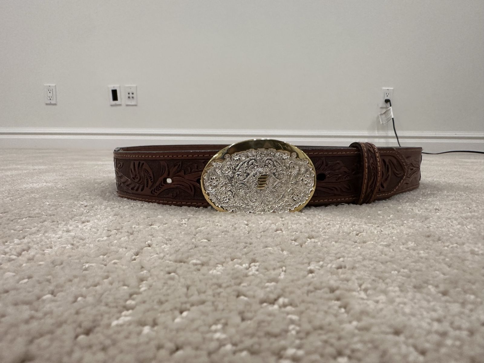 Stetson belt with OC Tanner buckle