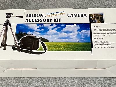 Trikon Digital Camera Accessory Kit Tripod and Soft Bag