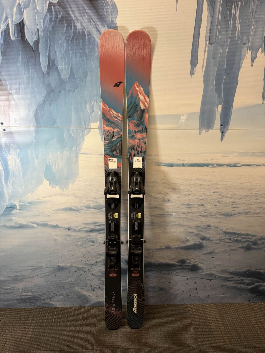 Nordica Santa Ana 87 167cm Skis w/ ATOMIC NR Strive 11 GW Demo Binding - Used (2026)
