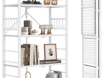 Collapsible Rolling Product Display Shelves (Lot of 4)