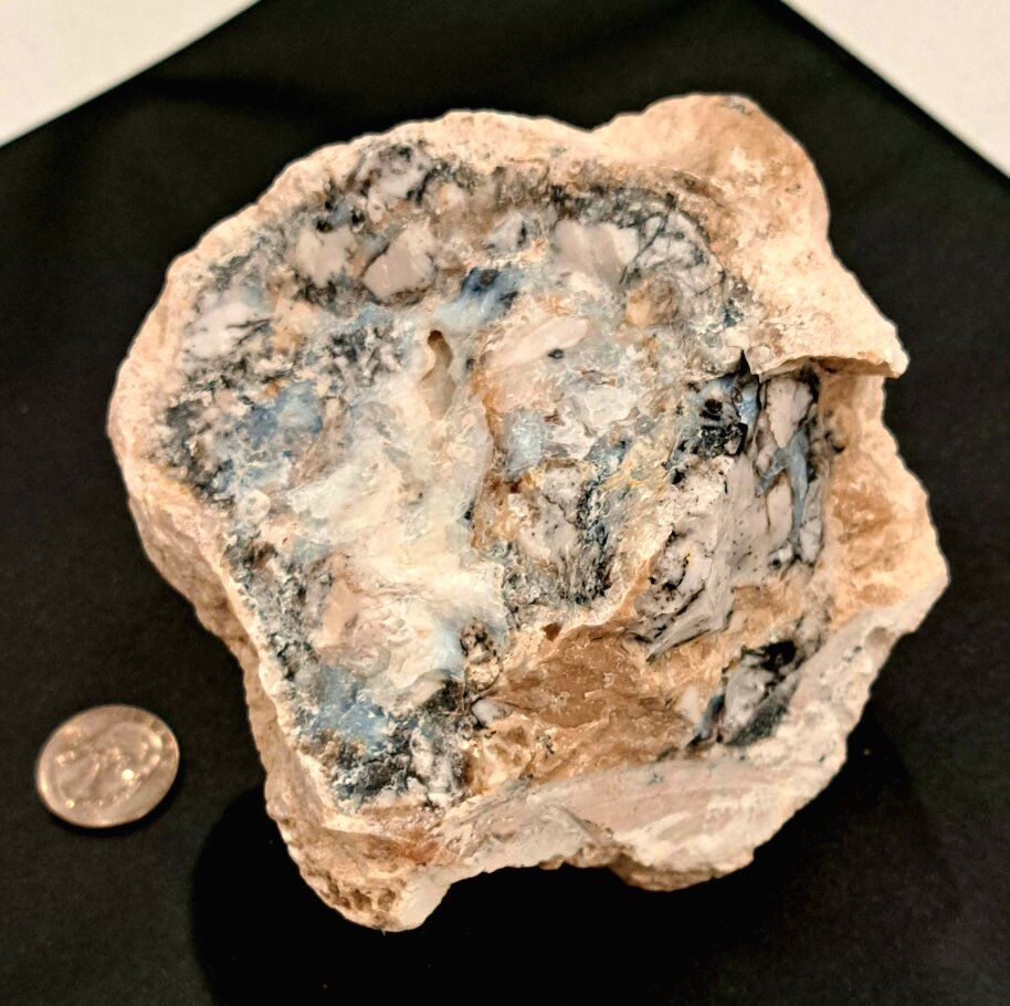 High Contrast Rough Dendritic Opal - 2.94 Pounds