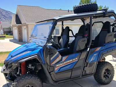 2019 Yamaha Wolverine X4 SE & Aluminum Trailer