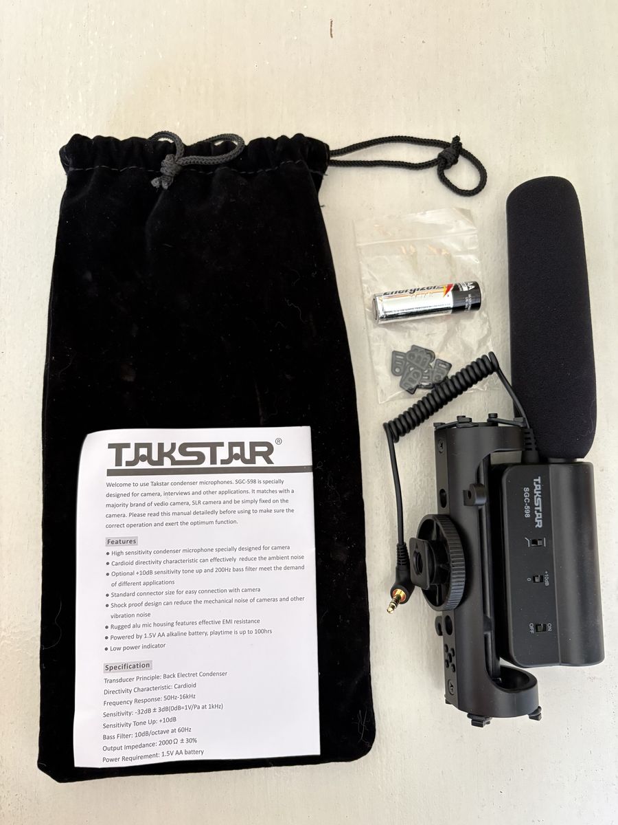 Takstar SGC-598 condenser microphone