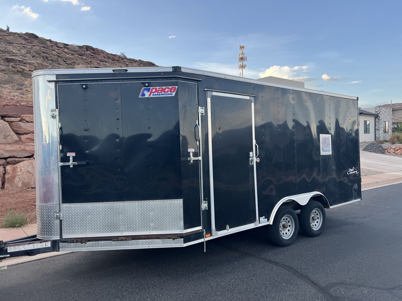 Pace American Back Country Enclosed Trailer, 2022 - 21' x 8.5' Side-by-Side/Snowmobile Hauler