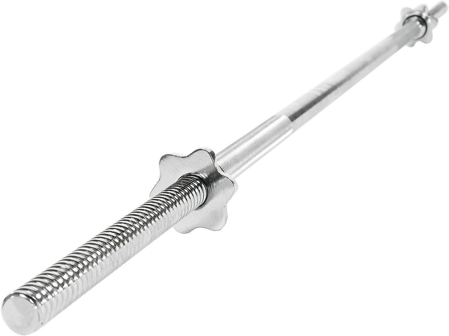 60-Inch Chrome Barbell Bar, High-Density Foam Pad for Bench press, Deadlifts, ...