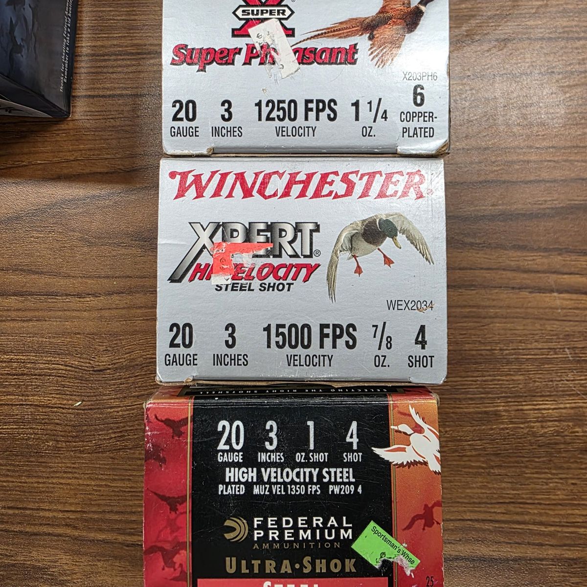 Pheasant and Duck 20 ga Shells