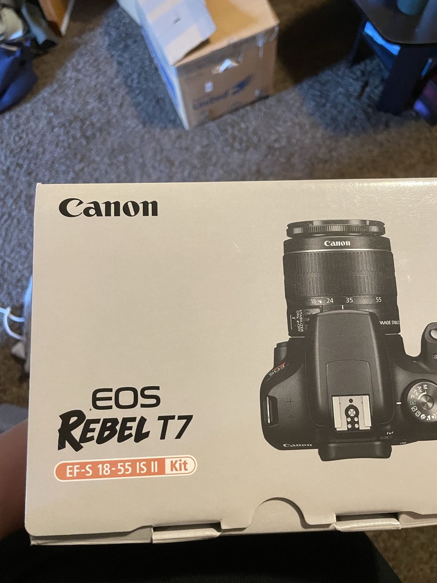 Canon EOS Rebel T7 DSLR Camera Kit with EF-S 18-55mm IS II Lens