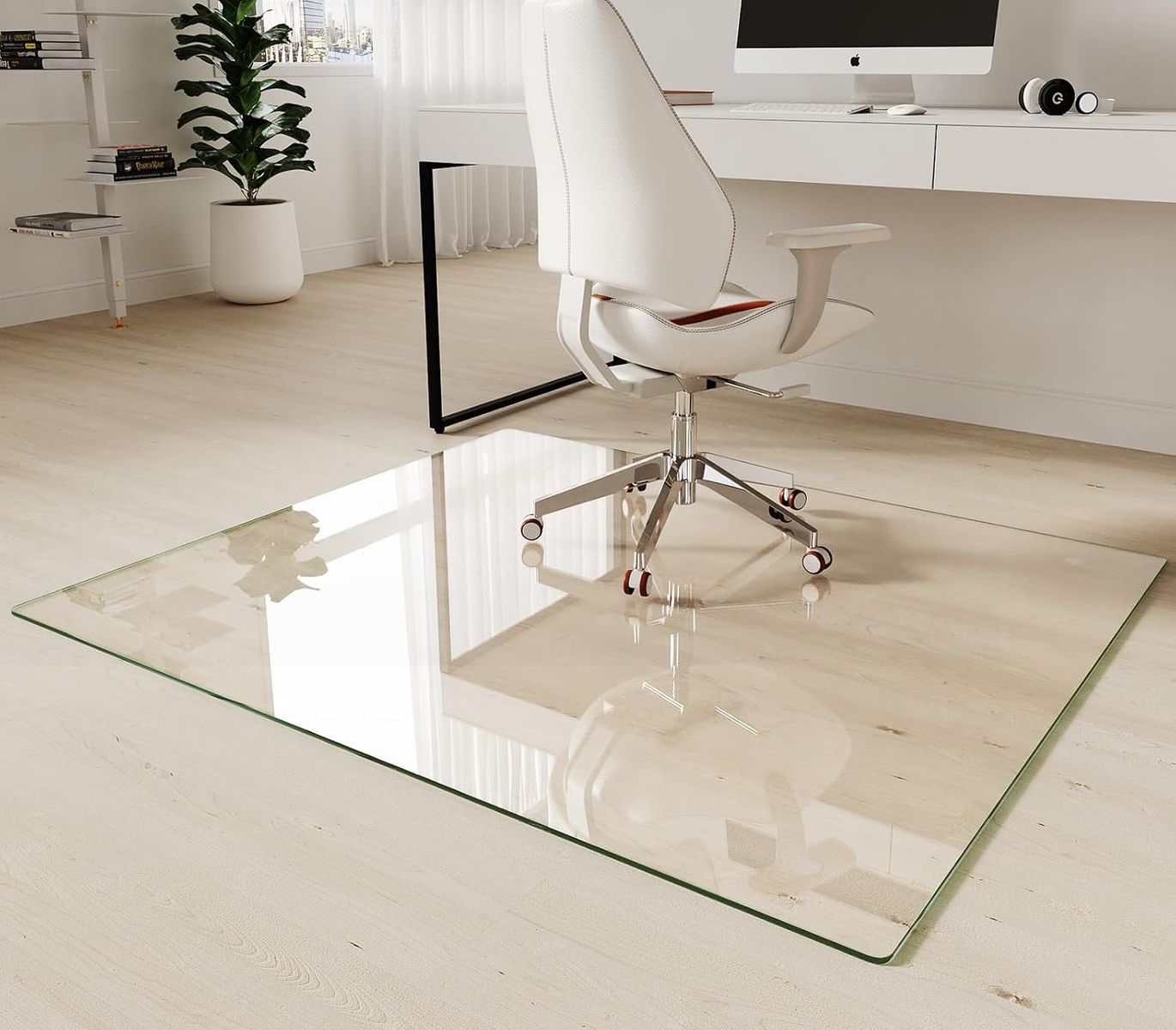Tempered Glass Chair Mat 46"x 55"