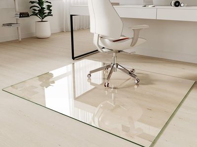 Tempered Glass Chair Mat 46"x 55"
