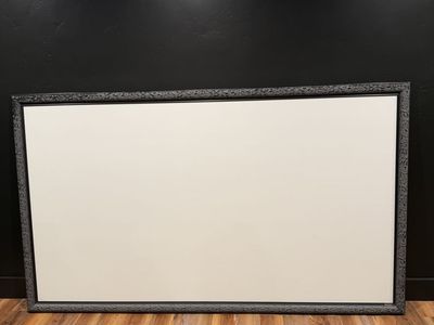 94” Projector Screen Black Decorative Pattern Boarder