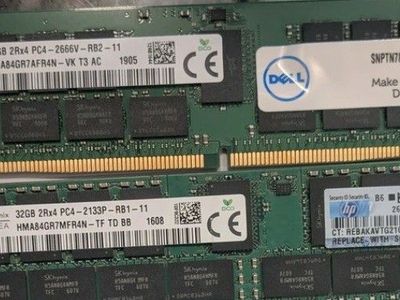 1TB of 32GB DDR4 ECC Memory Modules for Servers